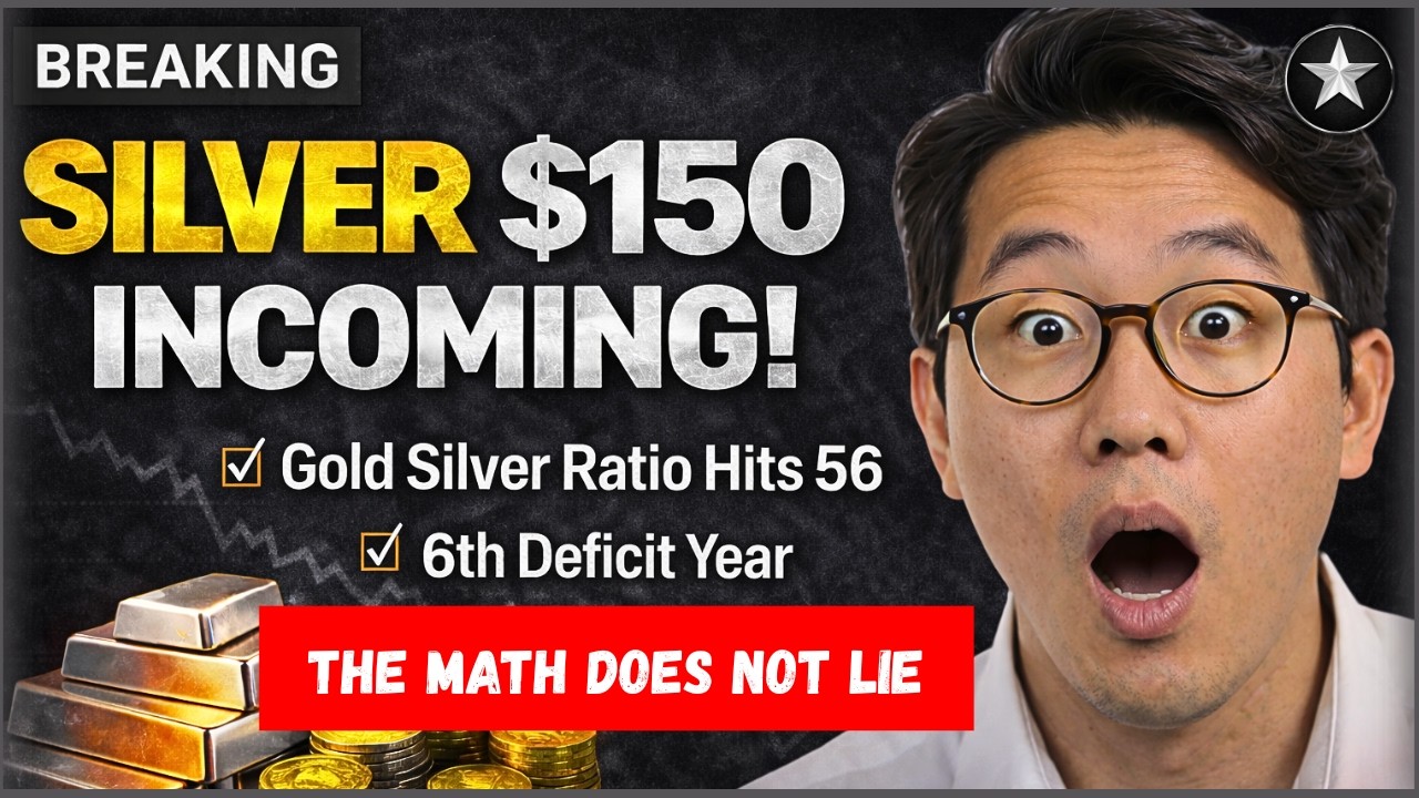 Silver Math SILVER $150 INCOMING — Gold Silver Ratio Hits 56 + 6th Deficit Year ...