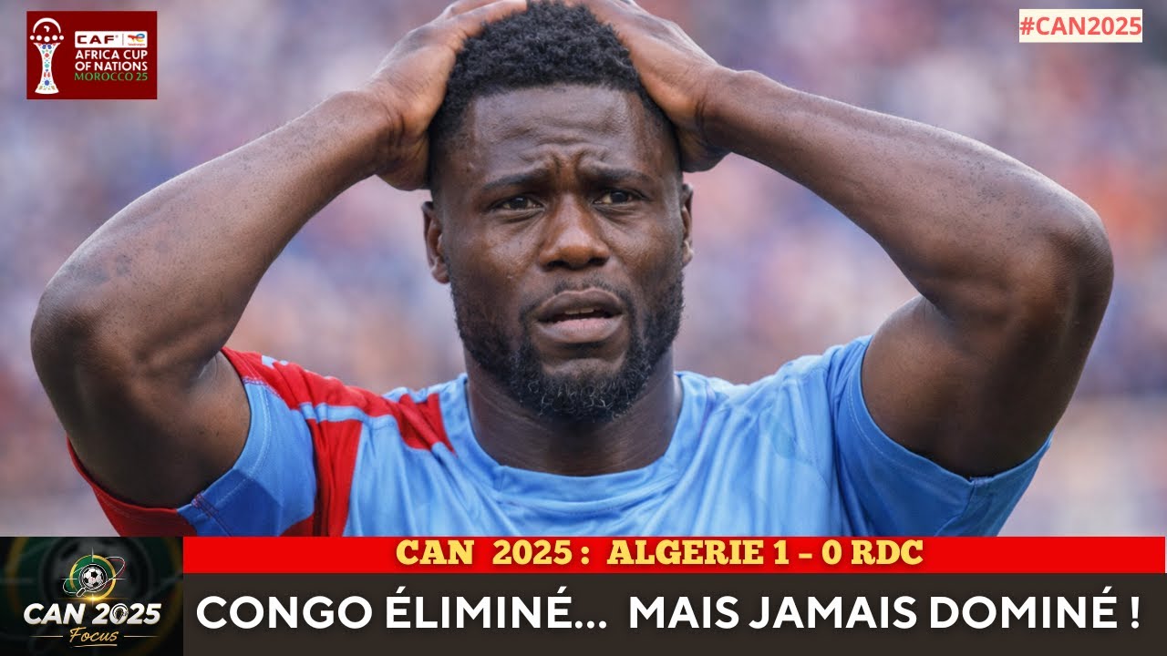 ALGERIE - RDC : Congo dominateur… éliminé à la dernière seconde ! - YouTube
