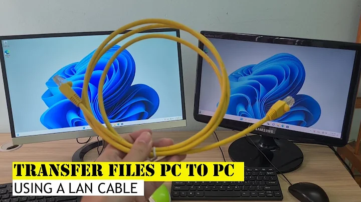 Windows 11 : Connect PC to PC using a LAN/Ethernet cable