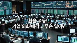 환율 올랐을 때 환차익 실현...2월 기업 외화예금 격감