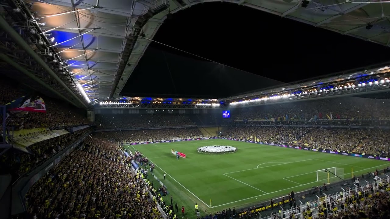 20.08.2025 Fenerbahçe - Benfica Şampiyonlar Ligi Seremoni 4K