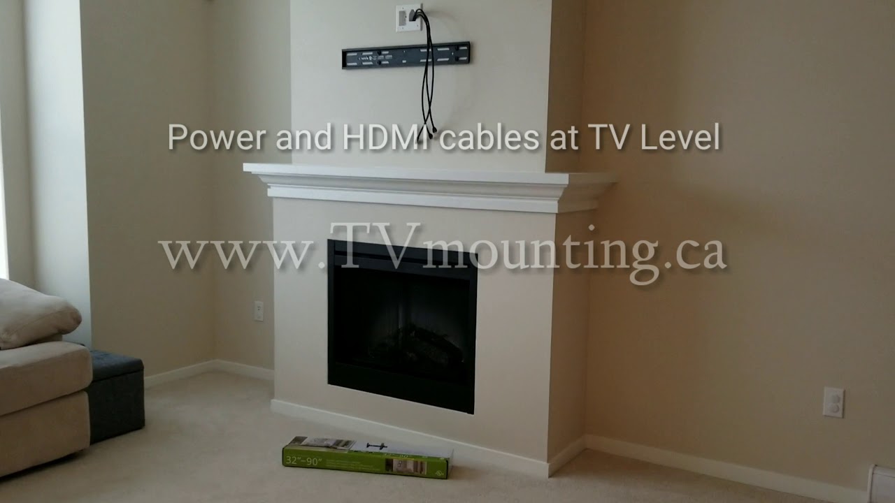 2 package Fireplace TV installation, 55 inch Samsung 6300 6 series