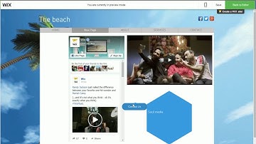 Previewing, saving and publishing your Wix site