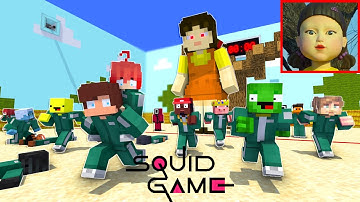 MAIZEN : JJ & MIKEY JOINED SQUID GAME PART 1 - Red Light, Green Light Challenge