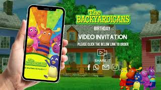 Backyardigans Birthday Video Invitation - Backyardigans Theme Kids Birthay Party Invite