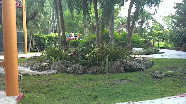 Joseph riding a camel at Miami Metro Zoo..
