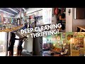 DEEP cleaning + thrifting in Brooklyn! (my perfect self-love day)