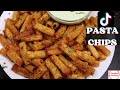 Pasta Chips| Viral Tik Tok Recipe | Viral Tik Tok Pasta  Recipe | Quick Snack| Pasta snacks Recipe