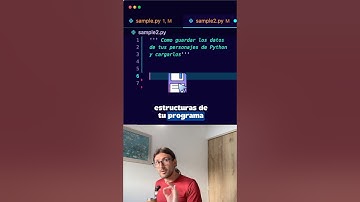 Guardando y cargando estructuras en Python | Guardando elfo 🧝‍♂️ en 1 archivo