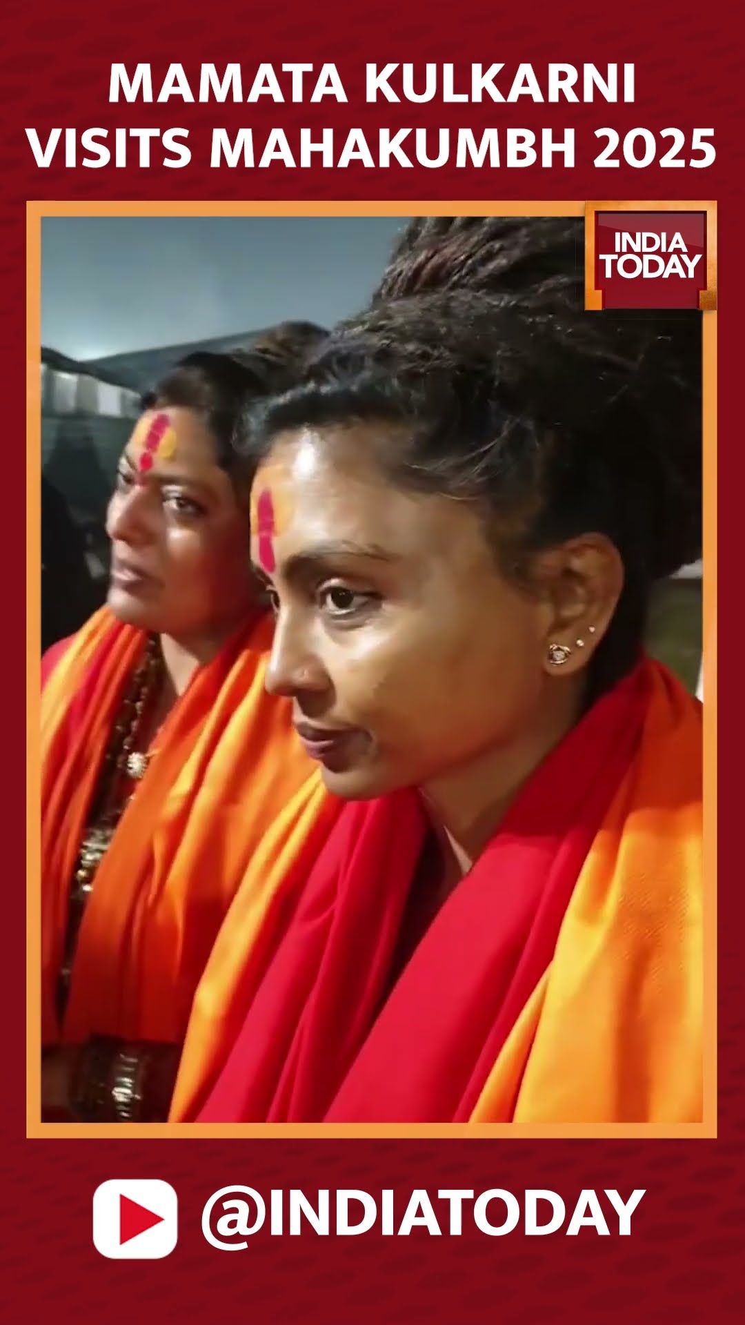 Actress Mamata Kulkarni Visits Maha Kumbh 2025 | Maha Kumbh 2025, Prayagraj | #shorts #mahakumbh