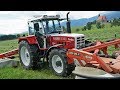 Steyr 8130 Turbo SK2 mit Kuhn Mähkombination