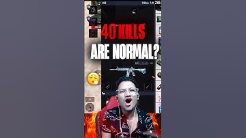 40 KILLS ARE NORMAL FOR ME ! #sayipop #bgmi #shorts