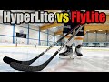 Bauer Vapor HyperLite vs FlyLite hockey stick review