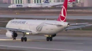 Türk Hava Yolları | Turkish Airlines Airbus A321 kalkış Istanbul Atatürk Havalimanı