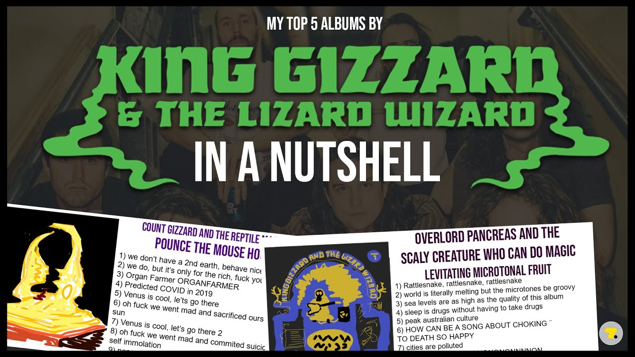 My favourite albums by KING GIZZARD AND THE LIZARD WIZARD in a nutshell.