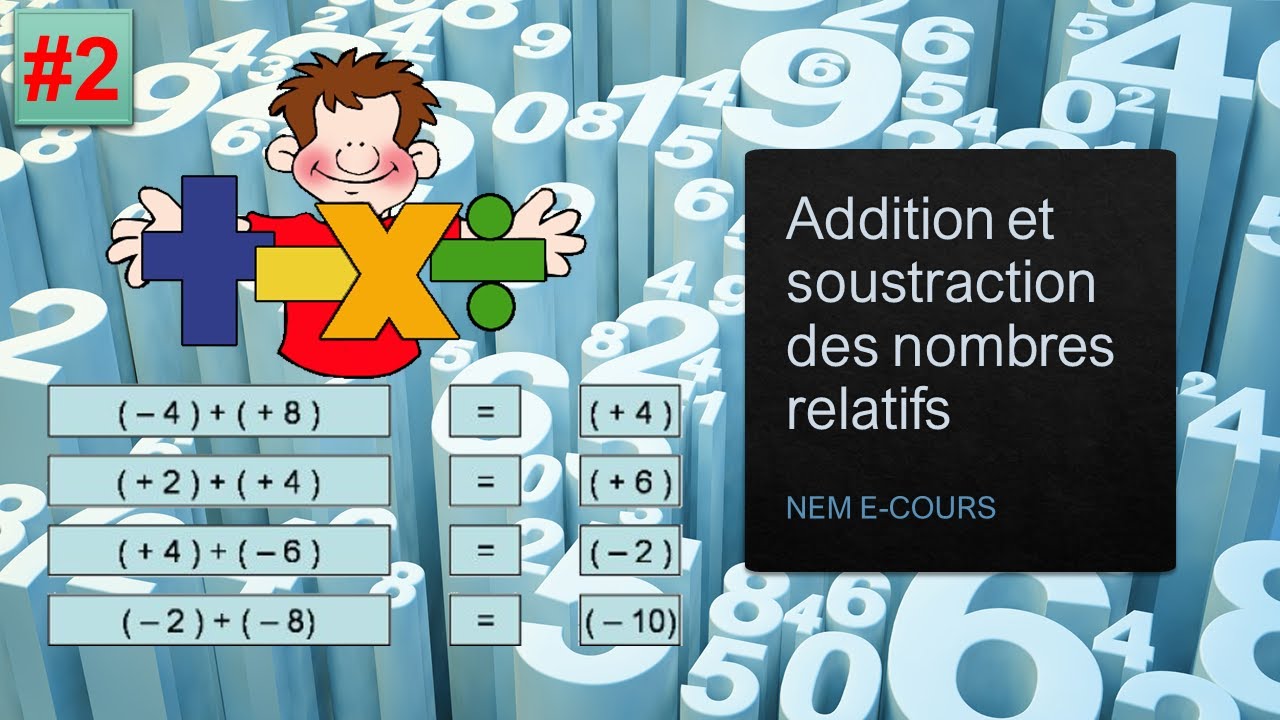 Cours 2 Addition Et Soustraction Des Nombres Relatifs YouTube Cours 2 addition et soustraction des nombres relatifs youtube