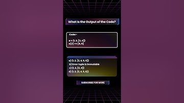 Python Trick Question | Tuple Immutable? #python #coding #shorts