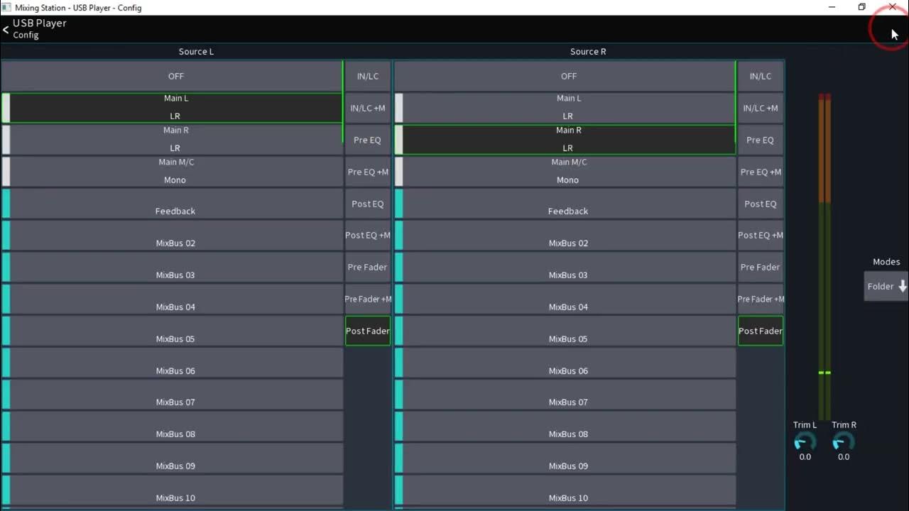 Using The Front USB Port And The XLive Cards In Mixing Station Pro