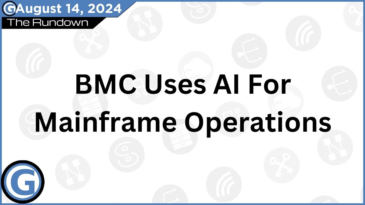 BMC Uses AI for Mainframe Operations - YouTube