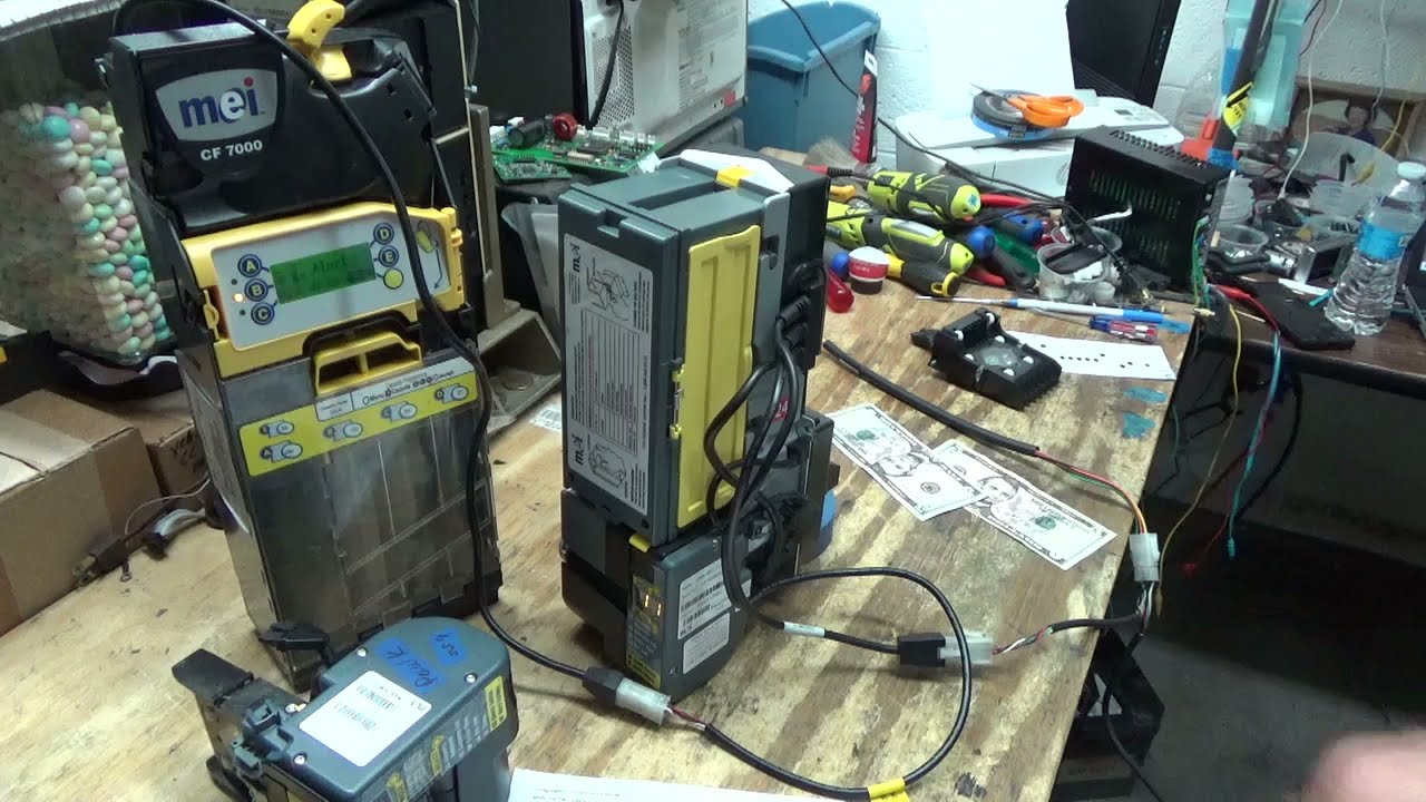 Having Fun With The MEI Recycler Equipped VN27X2 Validator