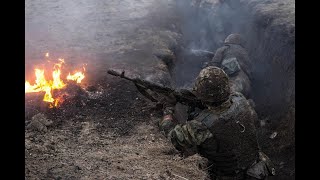 Война в Украине - реальные кадры ожесточённого боя в Запорожской области