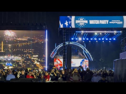 UFC F250 Bruce Buffer intro "It's Time!" LIVE