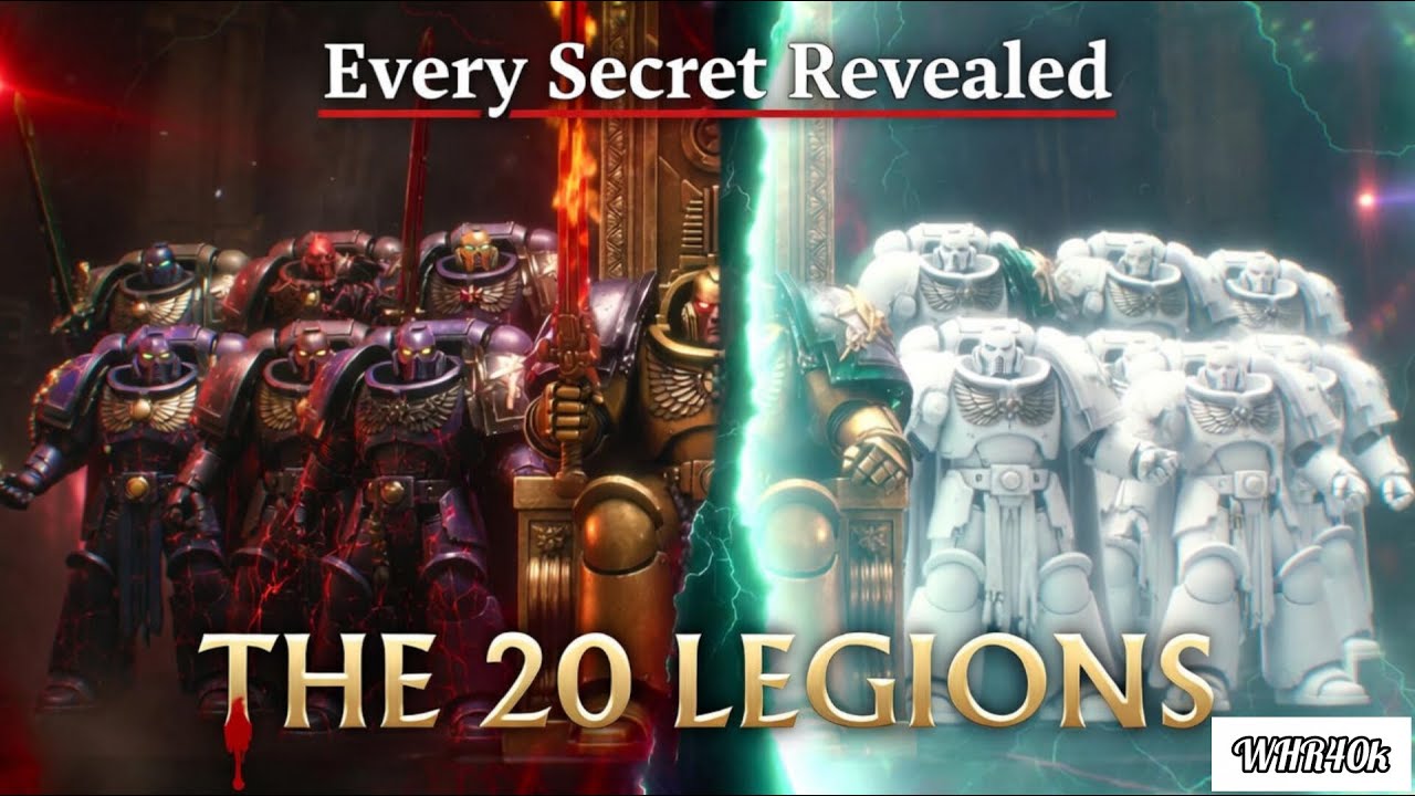 All 20 Space Marine Legions FULL LORE Wahammer 40k Explained (Beginners ...