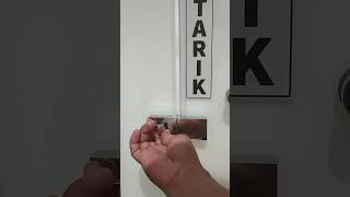 kunci slot pintu cubical kaca laminate plus tempered #tukangkaca