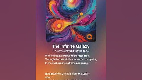 the infinite Galaxy