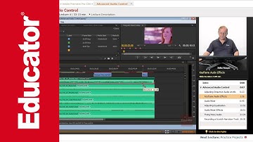 "Advanced Audio Control" | Adobe Premiere Pro CS6 with Educator.com