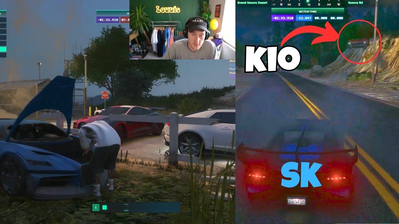 Hydra Kio Crashes out at SK After a RACE for Pitting | NOPIXEL 4.0 GTA RP