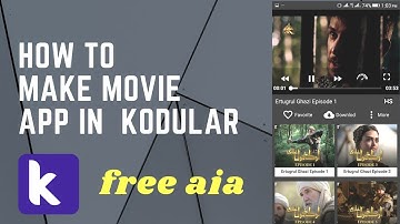 movie app in kodular - how to make movie downloading app/thunkable kodular