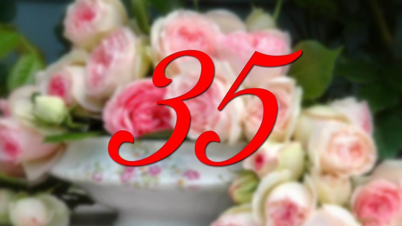 Поздравляю 35 девушке. С юбилеем 35. Поздравить с юбилеем 35 лет. Открытки с 35 летним юбилеем. С днём рождения 35 лет женщине.
