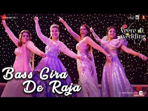 BASS GIRA DE RAJA  LYRICAL  SONG VEERE DI WEDDING  please subscribe  share my videos