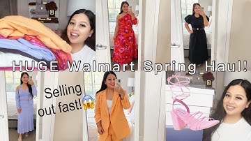 **HUGE** WALMART Fashion Haul | Try On | NEW Spring 2023 Fashion!🌸