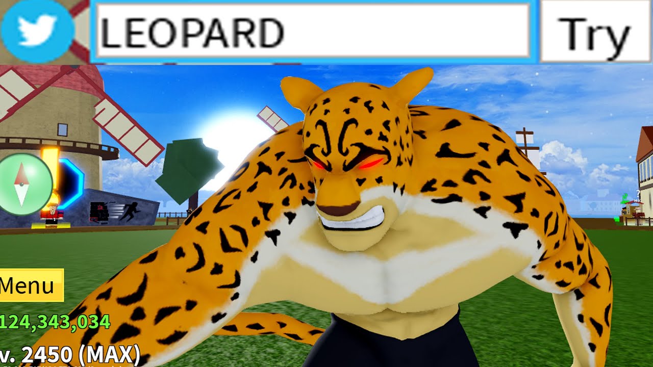 DO LEVEL 1 AO 2400 SOMENTE COM A LEOPARD #3 - USEI O NOVO CÓDIGO NO BLOX  FRUITS!! 