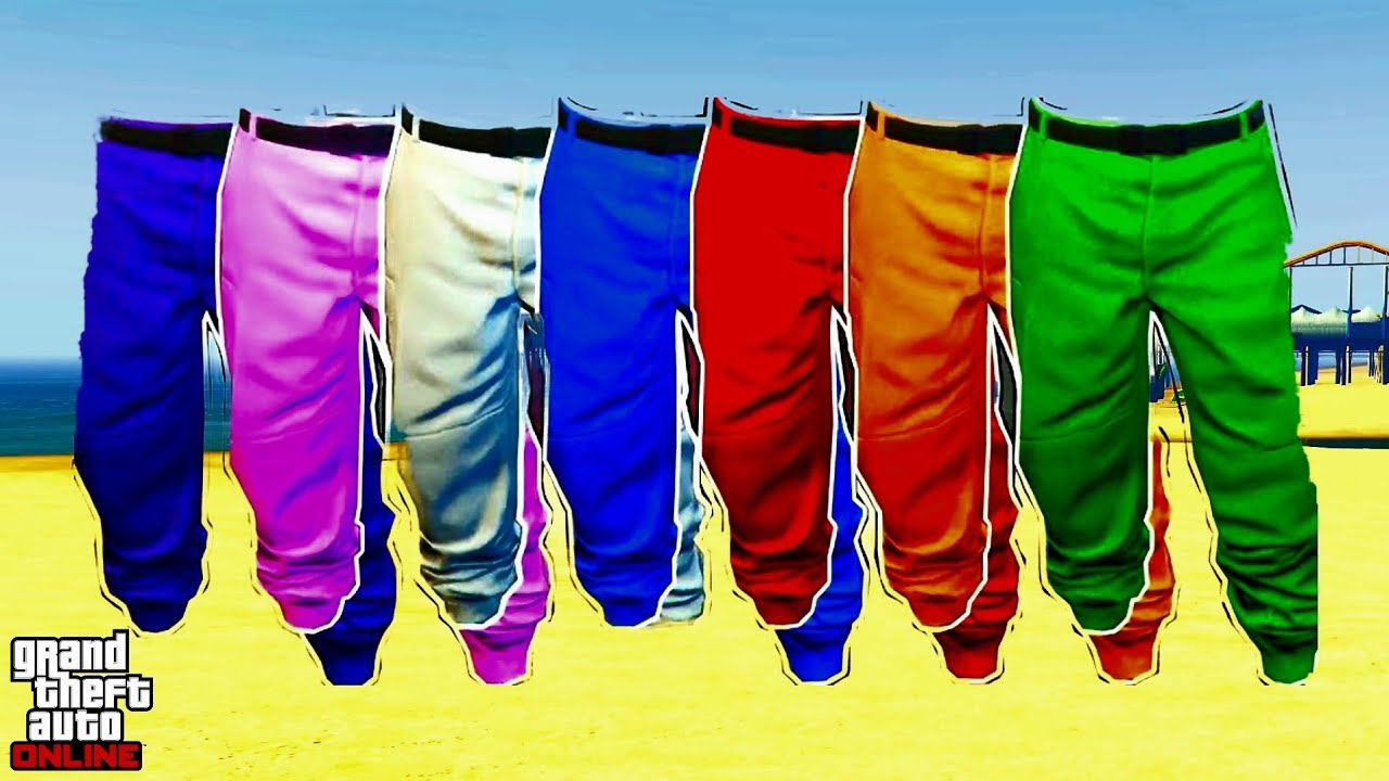 GTA 5 HOW TO GET ALL COLOURED JOGGERS *AFTER PATCH 1.58* (GTA 5