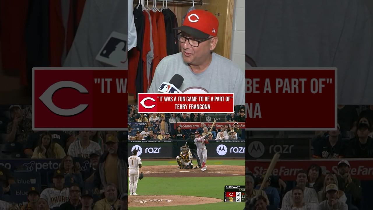 Terry Francona on WILD Cincinnati Reds Win