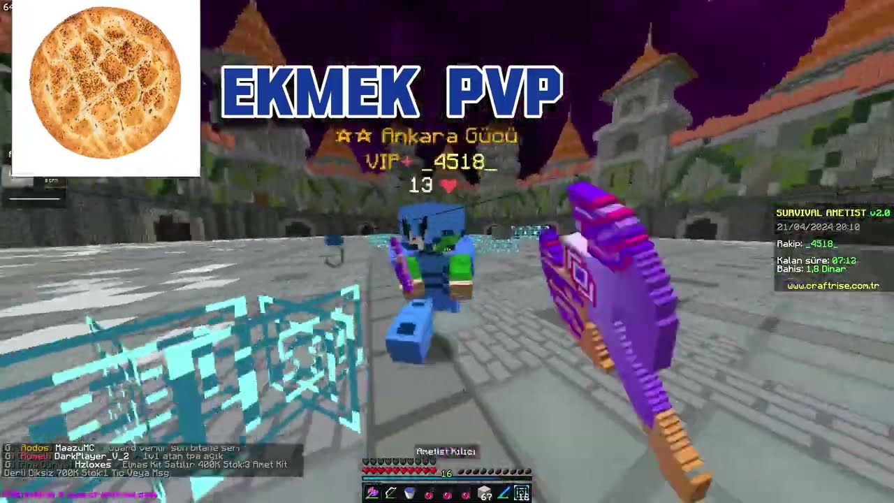 Ametist Parçalama /Düello /Açık Alan