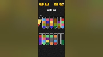 Water Sort Puzzle Level 603 Walkthrough Solution Android/iOS 💦