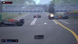 F1 manager 23 spins and crashes compilation part: 8 @Formula1 @F1Managergame