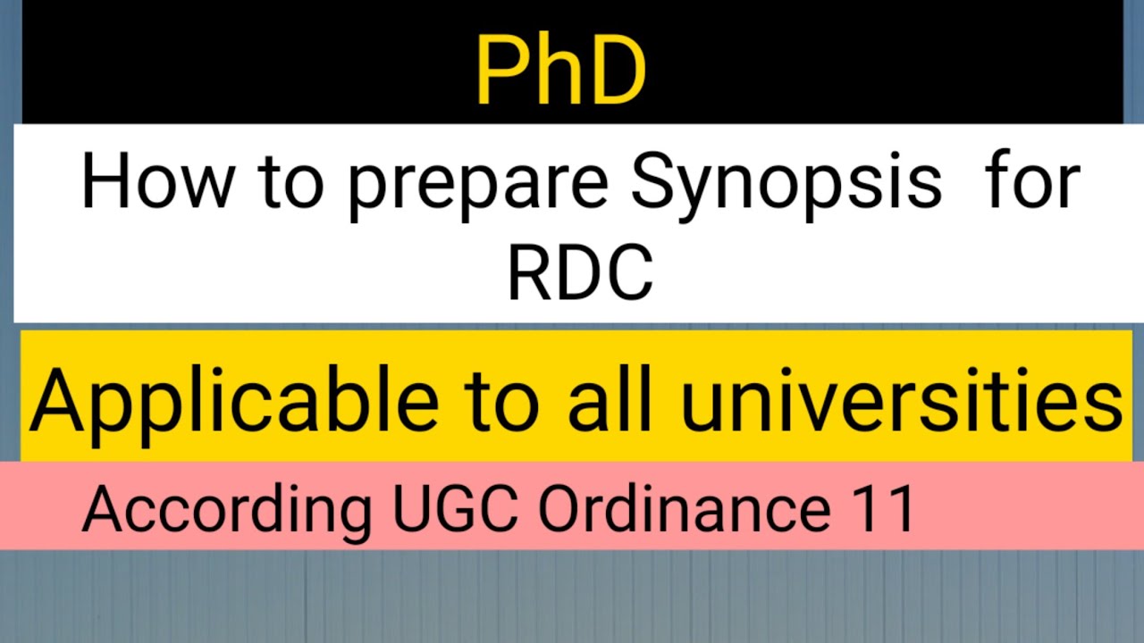 full form of rdc in phd