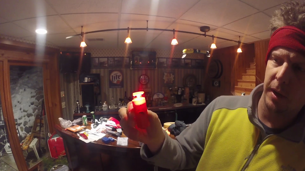 Frabill Artic Fire Tip Up Light review and demonstration 