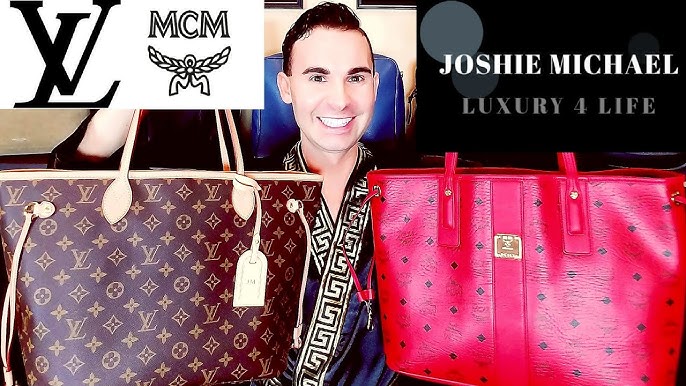 LV Neverfull Cheaper Alternative: MCM Shoppers Tote Bag 