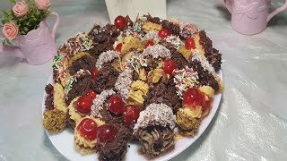 حلويات العيد واسرار (بيتفور العيد ) الدايب بمقادير بسيطة واشكال مختلفة لا تقولي العبد ولا لابوار