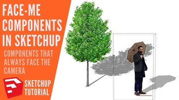 Creating a Face Me Component in SketchUp | SketchUp Tutorial