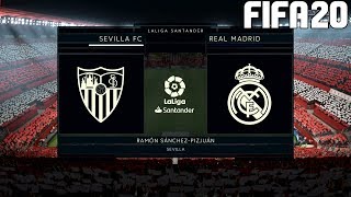 Sevilla vs Real Madrid | Estadio Ramón Sánchez Pizjuán | 2019-20 La Liga | FIFA 20