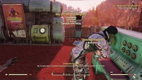 Fallout 76 - Ally: Bring Home The Beacon - Commander Daguerre quest line walkthrough part 4