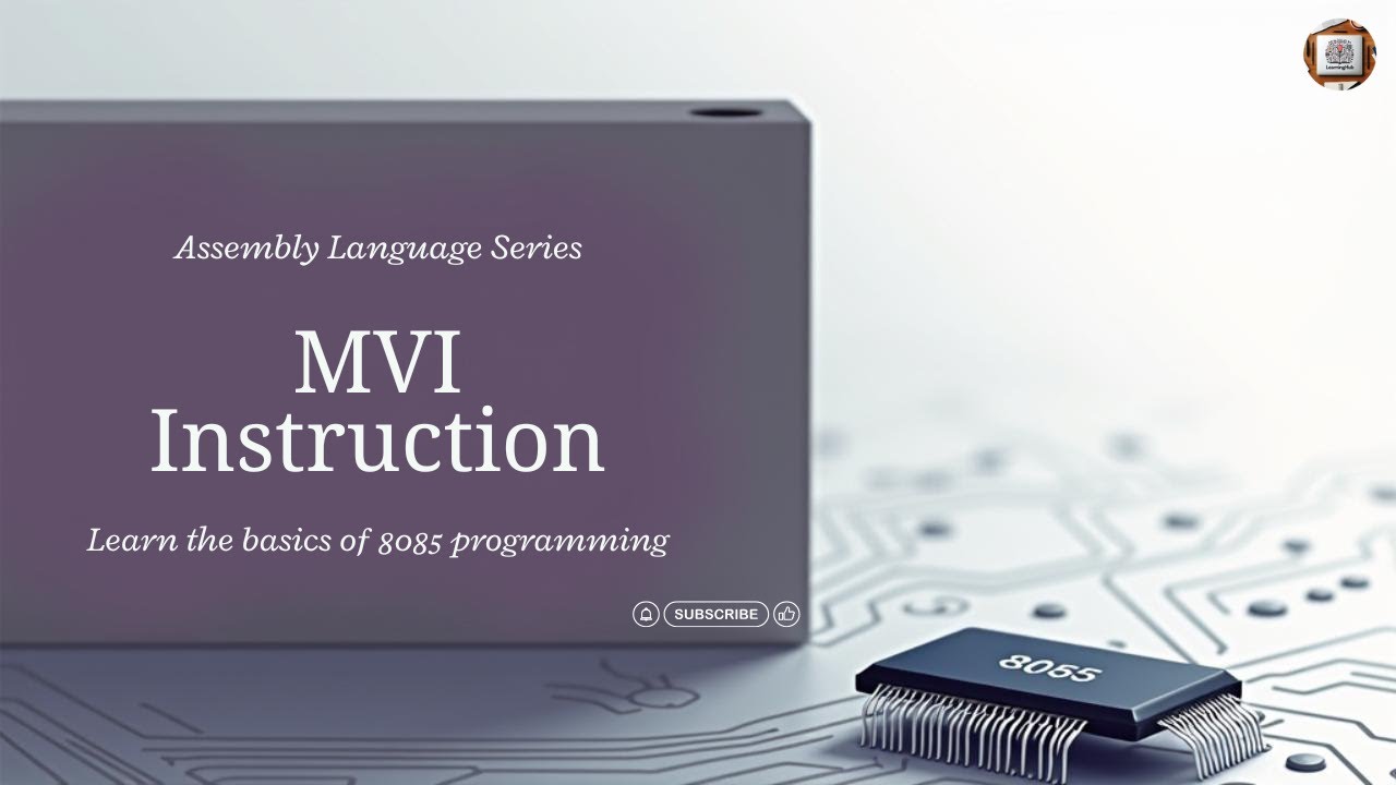MVI Instruction in 8085 Microprocessor | Syntax, Use & Examples ...