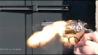 Ruger GP100 357 Magnum 4 inch 600 frames/sec slow motion
